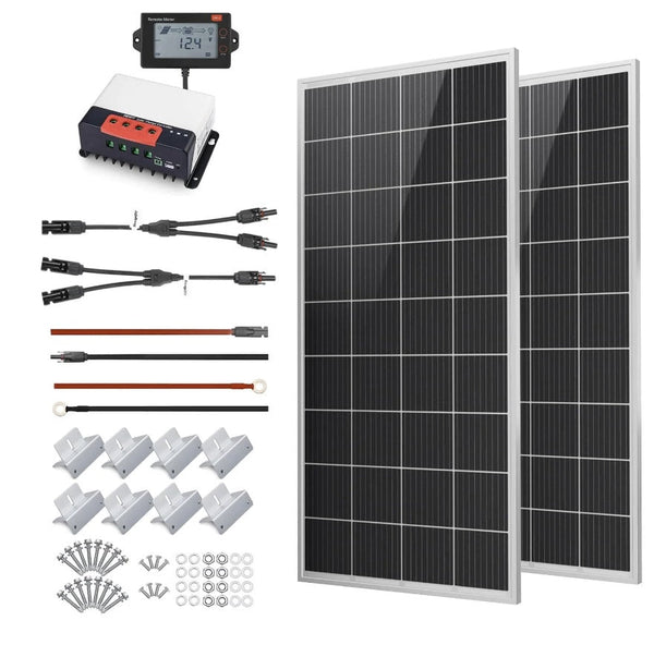 BougeRV 400 Watt 12 Volt Solar Starter Kit