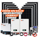 Rich Solar 2000W 48V 240VAC Cabin Solar Kit