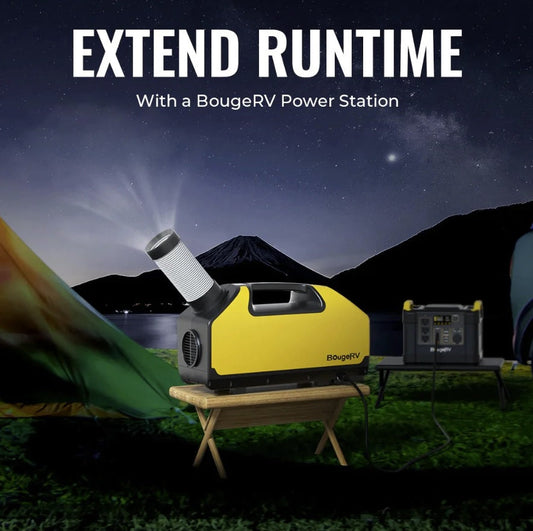 BougeRV Portable Air Conditioner & Power Station