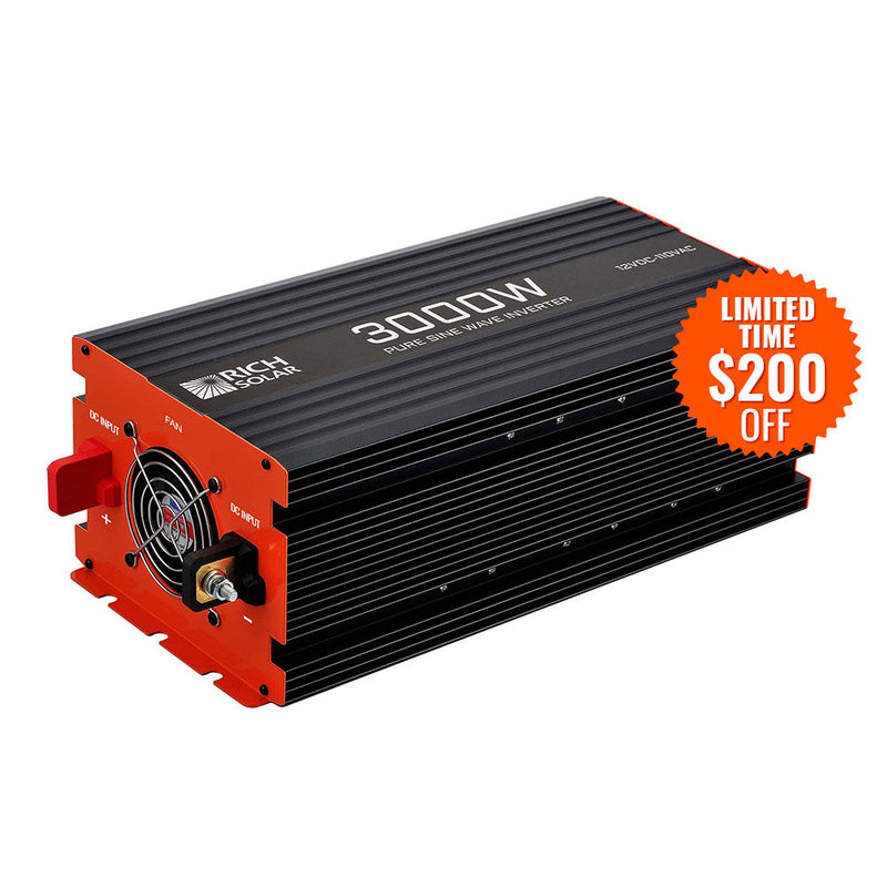 Rich Solar 3000 Watt Industrial Pure Sine Wave Inverter