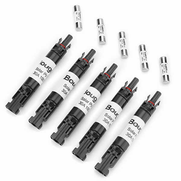 BougeRV 5 PCS 30A Solar Fuse Holder