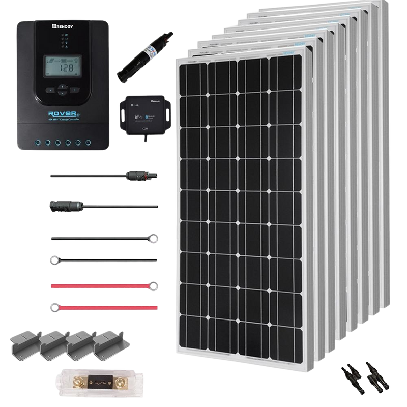 Renogy RNG-KIT-PREMIUM800D-RVR40 800 Watt 24 Volt Solar Premium Kit New