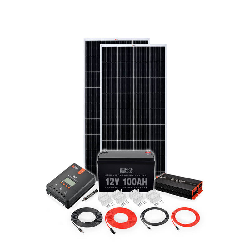 Rich Solar 400 Watt Complete Solar Kit