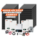 Rich Solar 4000W 48V 120VAC Cabin Solar Kit