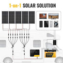 BougeRV Solar Y Connector Solar Panel Parallel Connectors Extra Long 5 to 1 Cable