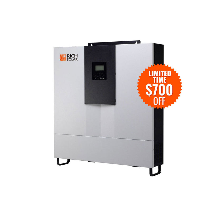 Rich Solar 6000 Watt Off-grid Hybrid Split Phase Solar Inverter