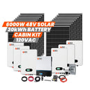 Rich Solar 6000W 48V 120VAC Cabin Solar Kit