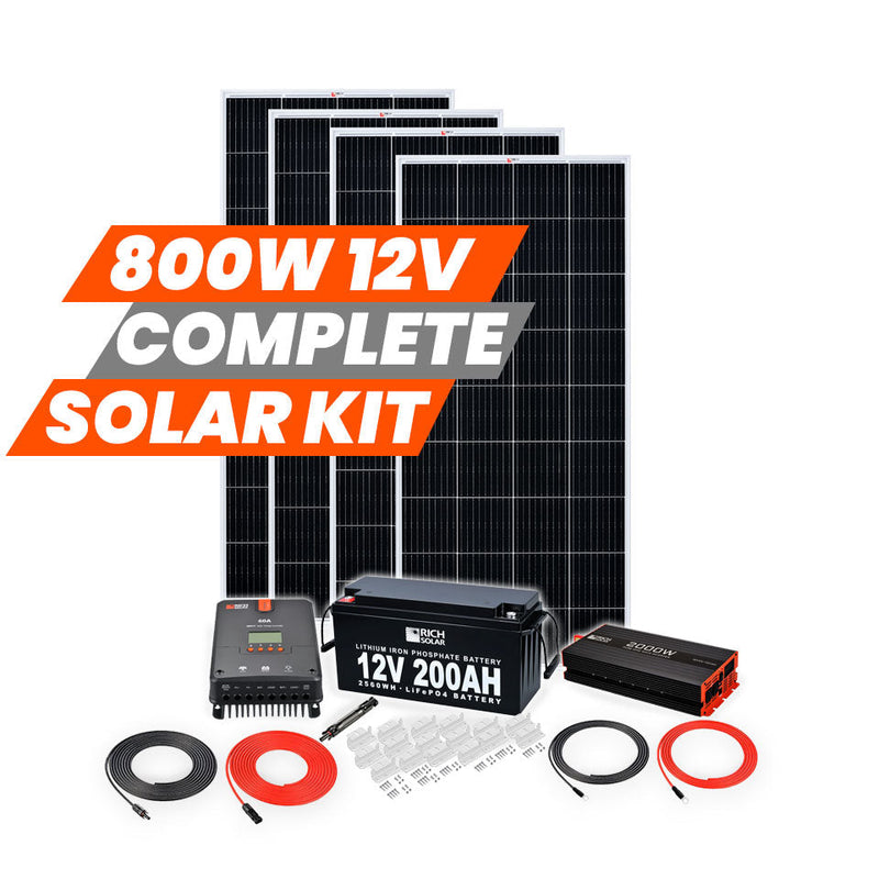 Rich Solar 800 Watt Complete Solar Kit