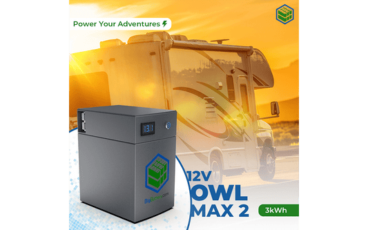 Big Battery | 12V 2X OWL MAX 2 KIT – LifePO4 – 456Ah – 6.036kWh