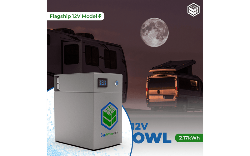 Big Battery | 12V OWL – LiFePO4 -170Ah – 2.17kWh