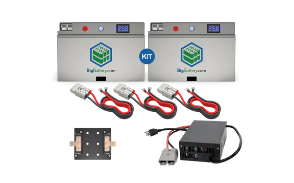 Big Battery | 24V 2X FALCON ELITE KIT – LiFePO4 – 244Ah – 6.2kWh