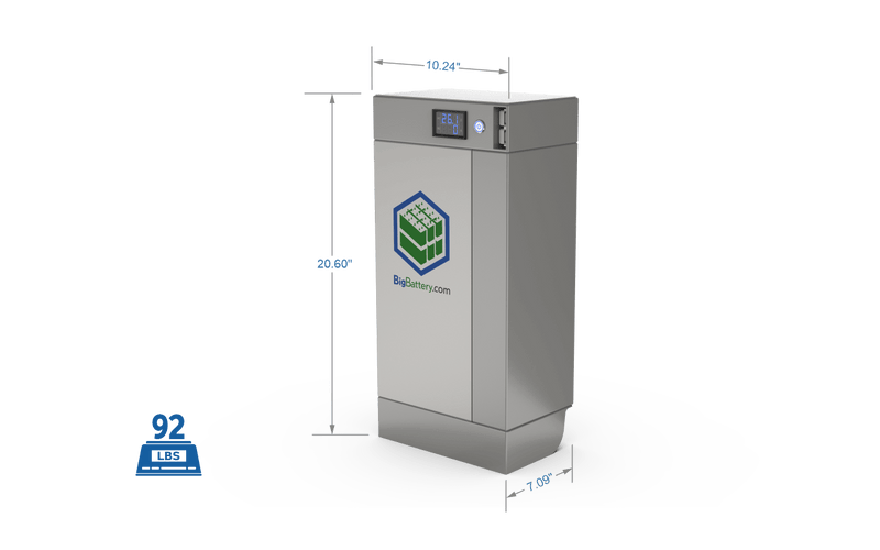 Big Battery | 24V 2x MULE | LiFePO4 | 240Ah | 6kWh