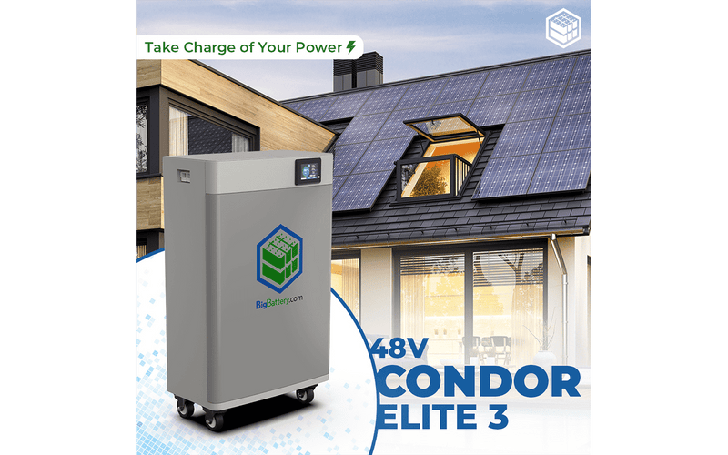 Big Battery | 48V 2X CONDOR ELITE 2 KIT | LiFePO4 | 462Ah | 23.6kWh