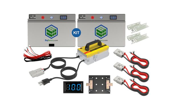 Big Battery | 48V 2X FALCON ELITE KIT – LiFePO4 – 122Ah – 6.12kWh