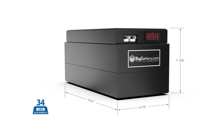 Big Battery | 48V 3X BADGER KIT – NMC – 144Ah – 6.3kWh