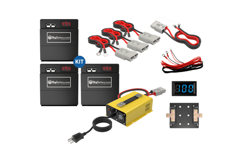 Big Battery | 48V 3X BADGER KIT – NMC – 144Ah – 6.3kWh