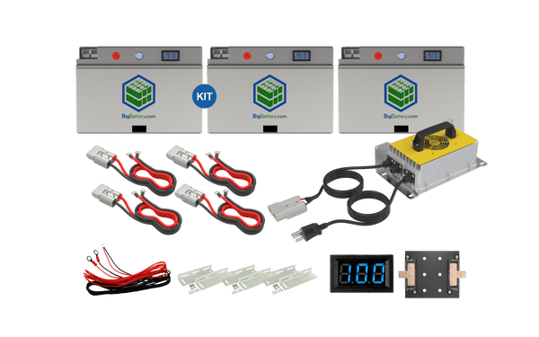 Big Battery | 48V 3X FALCON ELITE KIT – LiFePO4 – 183Ah – 9.18kWh