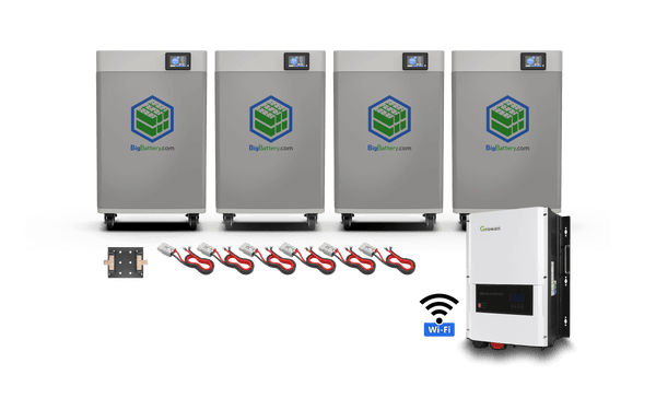 Big Battery | 48V 4X CONDOR ELITE 2 KIT | LiFePO4 | 924Ah | 47.2kWh