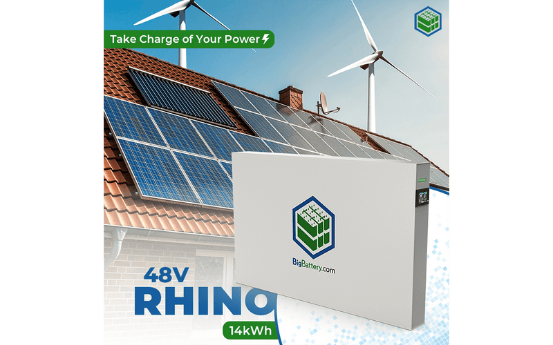 Big Battery | 48V RHINO INVERTER KIT | LiFePO4 | 276Ah | 14kWh