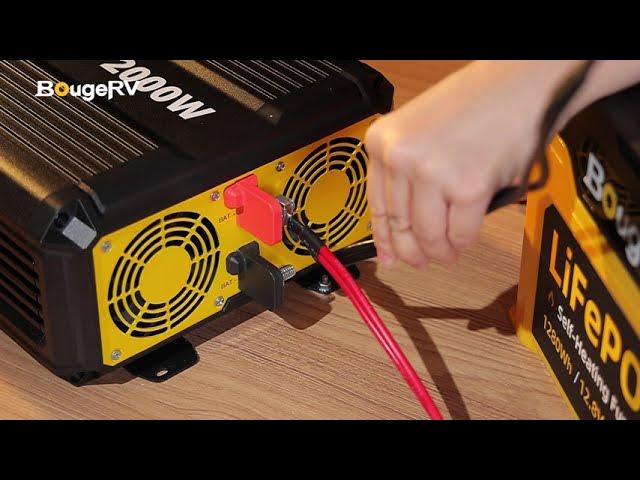 BougeRV 2000W 12V Pure Sine Wave Inverter