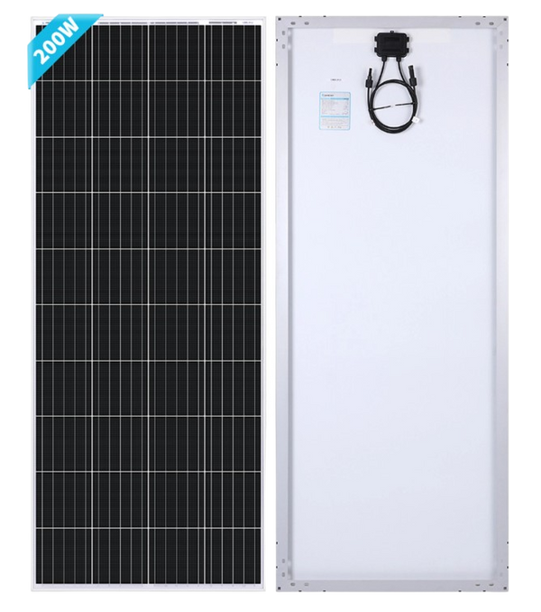 Renogy RSP200D-US 200 Watt 12 Volt Monocrystalline Solar Panel New