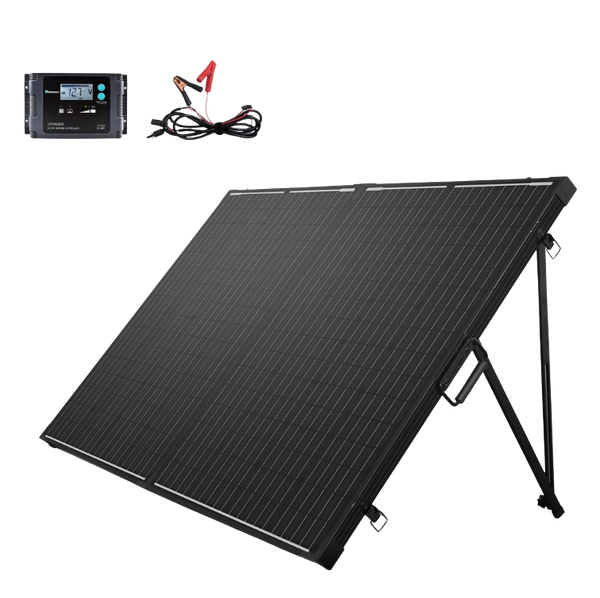 Renogy RNG-KIT-STCS200D-VOY20-US 200 Watt 12 Volt Monocrystalline Foldable Solar Suitcase New