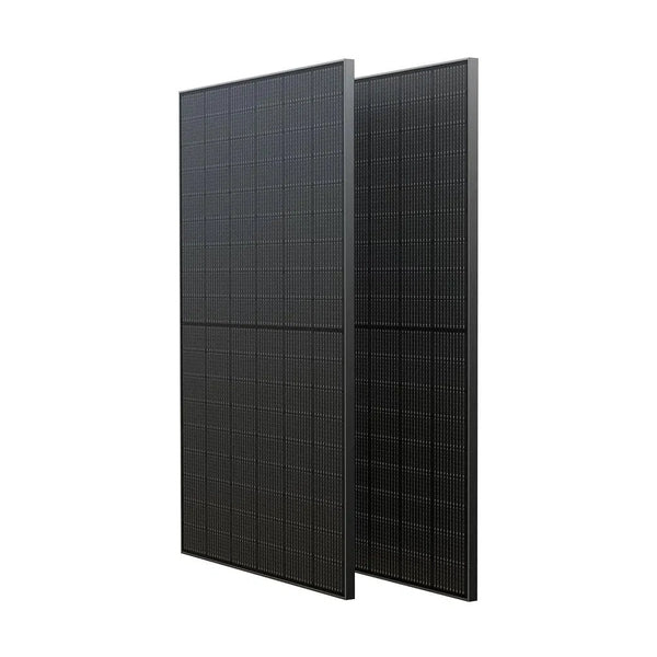 EcoFlow | 400W Rigid Solar Panel 2PC + Rigid Solar Panel Mounting Feet 4PC