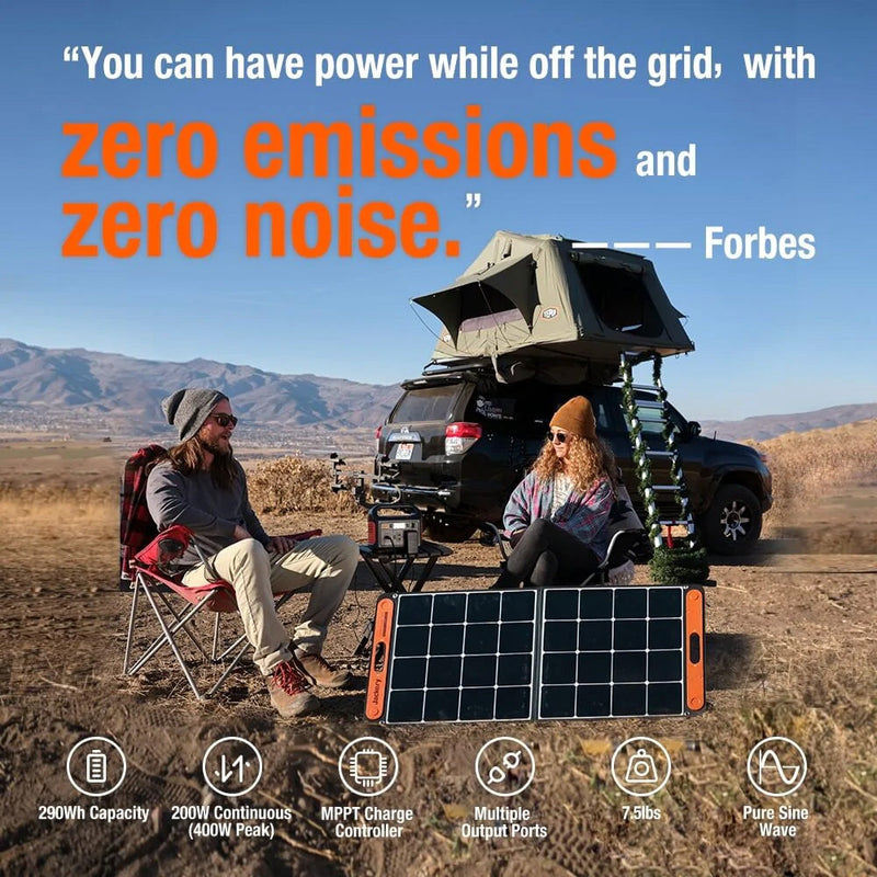 Jackery Solar Generator 290 | Explorer 290 + SolarSaga 100W