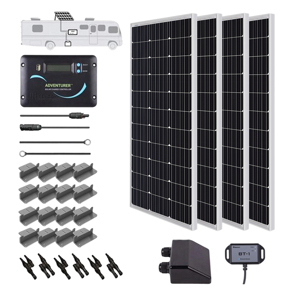 Renogy RNG-KIT-RV400D-ADV30-US Watt 12 Volt Solar Starter Kit New