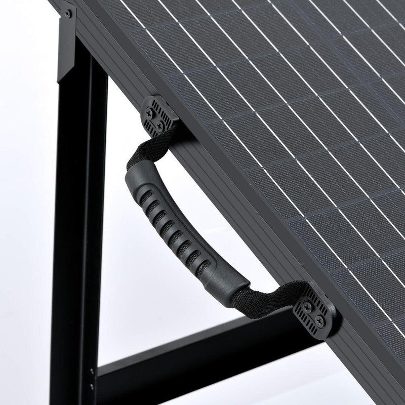Rich Solar | MEGA 200 Watt Portable Solar Panel Briefcase | Best 12V Panel for Solar Generators and Portable Power Stations | 25-Year Output Warranty