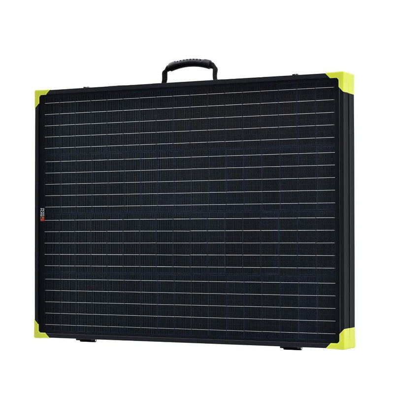 Rich Solar | MEGA 200 Watt Portable Solar Panel Briefcase | Best 12V Panel for Solar Generators and Portable Power Stations | 25-Year Output Warranty