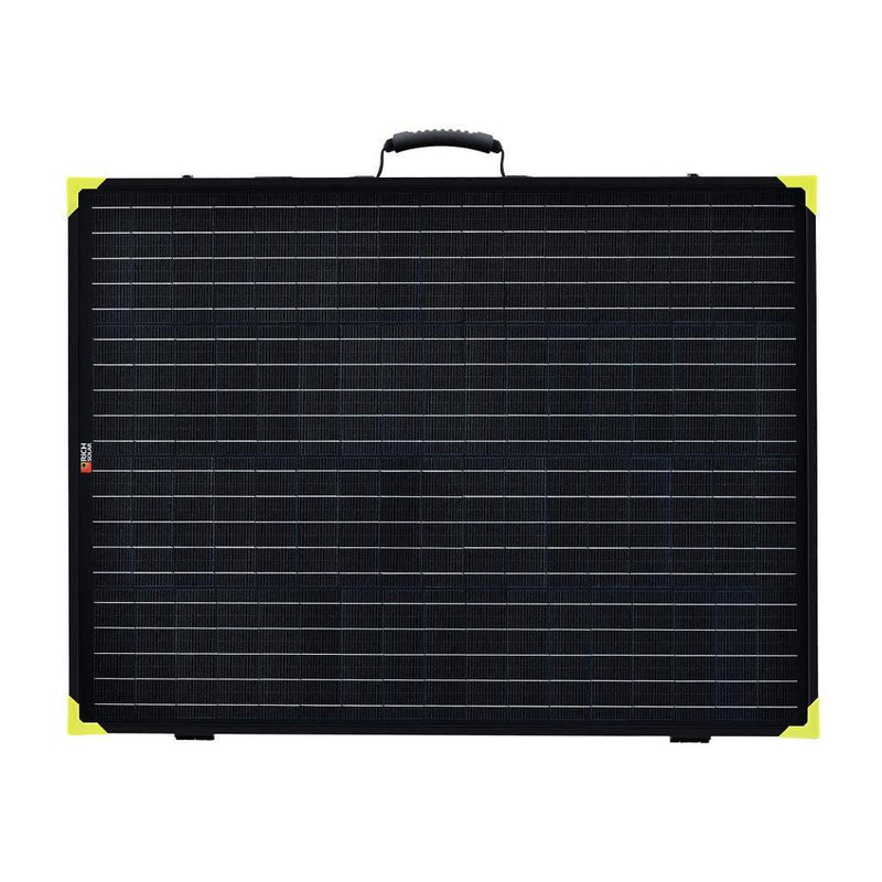Rich Solar | MEGA 200 Watt Portable Solar Panel Briefcase | Best 12V Panel for Solar Generators and Portable Power Stations | 25-Year Output Warranty