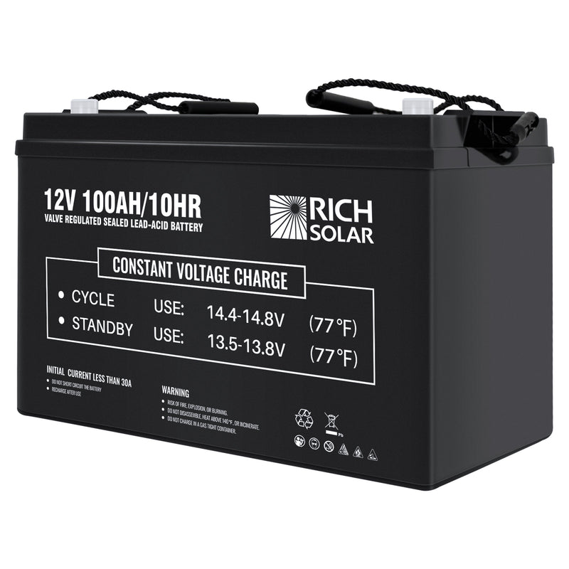 Rich Solar 12V 100Ah Deep Cycle AGM Battery