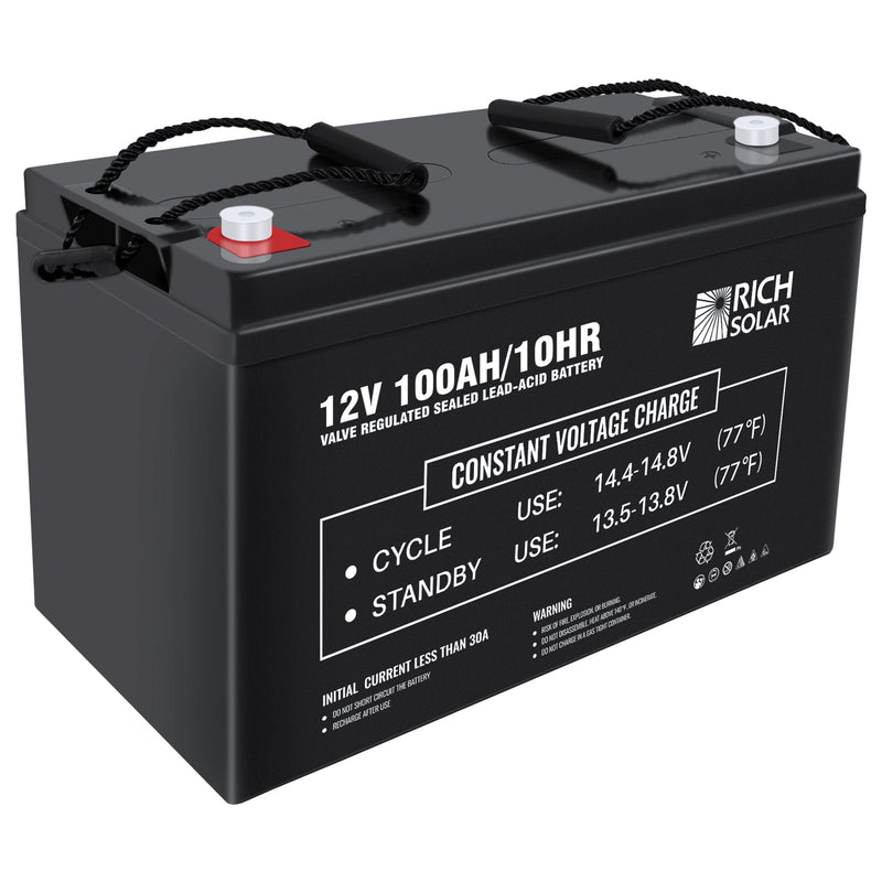 Rich Solar 12V 100Ah Deep Cycle AGM Battery