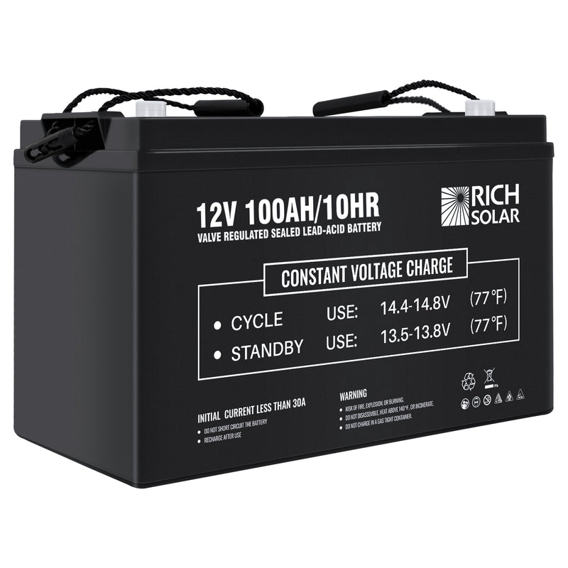 Rich Solar 12V 100Ah Deep Cycle AGM Battery