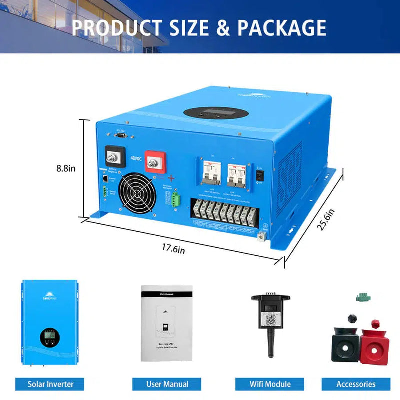 Sungold Power | 10KW HYBRID SOLAR INVERTER UL1741 STANDARD