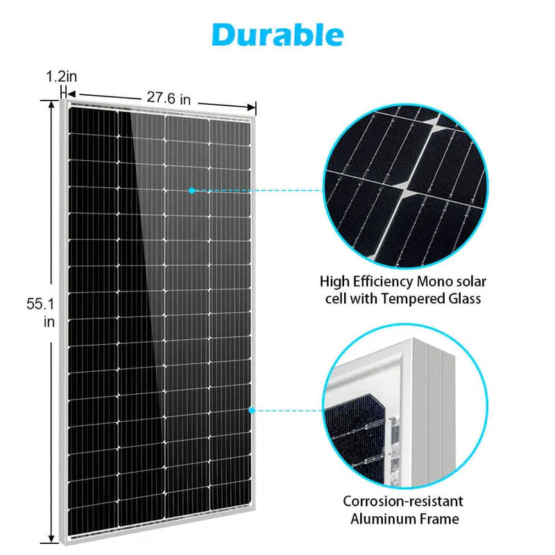 Sungold Power | 200 WATT MONOCRYSTALLINE SOLAR PANEL 2PC