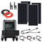 Zendure | SuperBase V6400 3600W 120/240V Portable Power Station Kit | 800W-1600W Rigid Monocrystalline Solar Panels