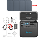 Bluetti AC200MAX + Optional B300 Batteries + Solar Panels Complete Solar Generator Kit