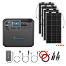 Bluetti AC200MAX + Optional B300 Batteries + Solar Panels Complete Solar Generator Kit