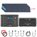 Bluetti AC300 Inverter Module + B300 Batteries + Solar Panels Complete Solar Generator Kit