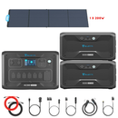 Bluetti AC300 Inverter Module + B300 Batteries + Solar Panels Complete Solar Generator Kit