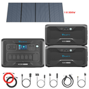 Bluetti AC300 Inverter Module + B300 Batteries + Solar Panels Complete Solar Generator Kit