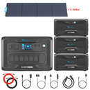 Bluetti AC300 Inverter Module + B300 Batteries + Solar Panels Complete Solar Generator Kit