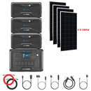 Bluetti AC300 Inverter Module + B300 Batteries + Solar Panels Complete Solar Generator Kit