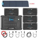 Bluetti AC300 Inverter Module + B300 Batteries + Solar Panels Complete Solar Generator Kit