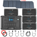 Bluetti AC300 Inverter Module + B300 Batteries + Solar Panels Complete Solar Generator Kit