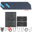 Bluetti [DUAL] AC300 6,000W 240V Split Phase + B300 Batteries + Solar Panels