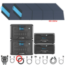 Bluetti [DUAL] AC300 6,000W 240V Split Phase + B300 Batteries + Solar Panels