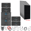 Bluetti [DUAL] AC300 6,000W 240V Split Phase + B300 Batteries + Solar Panels